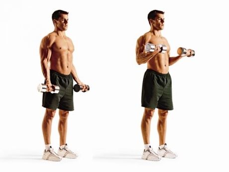 kilo kaybı için biceps bukleler