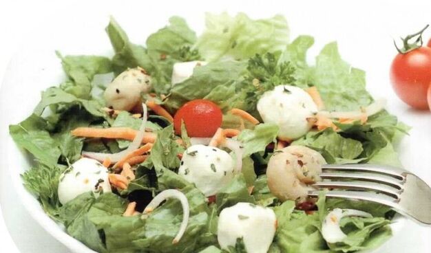 gastrit için sebze salatası