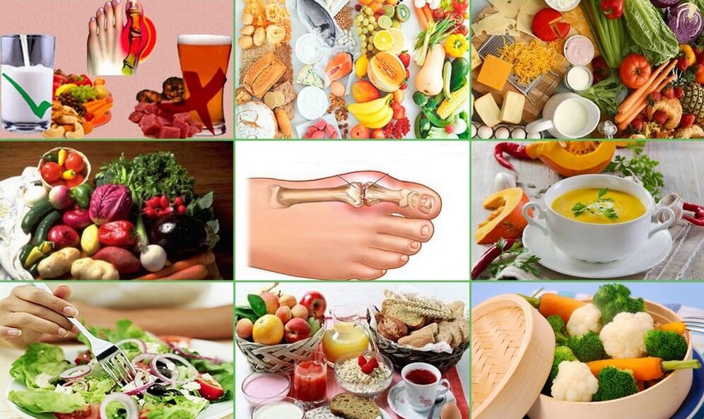 gut için yemekler ve ürünler