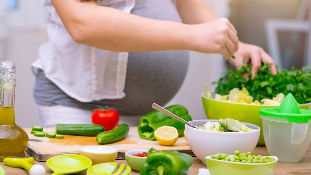 Hamilelikte tembel bir diyet için sebzeler